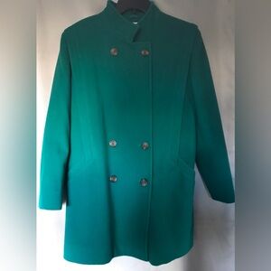 ~Elegant Green Women's PeaCoat~